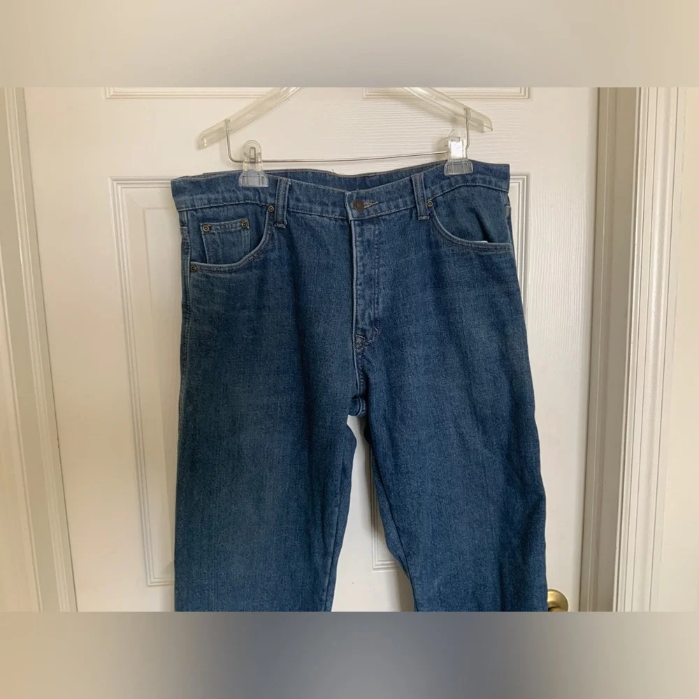 HEAVY DUTY SMITHS INSULATED WORK JEANS. - Picture 2 of 9